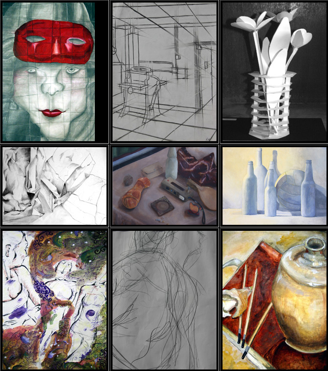 student gallery for portfolio prep