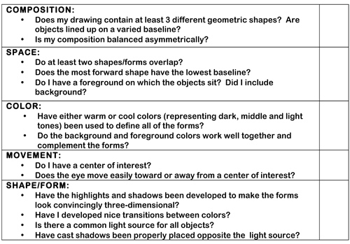 Morandi Tissue Collage checksheet